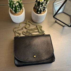 Madewell leather crossbody wallet